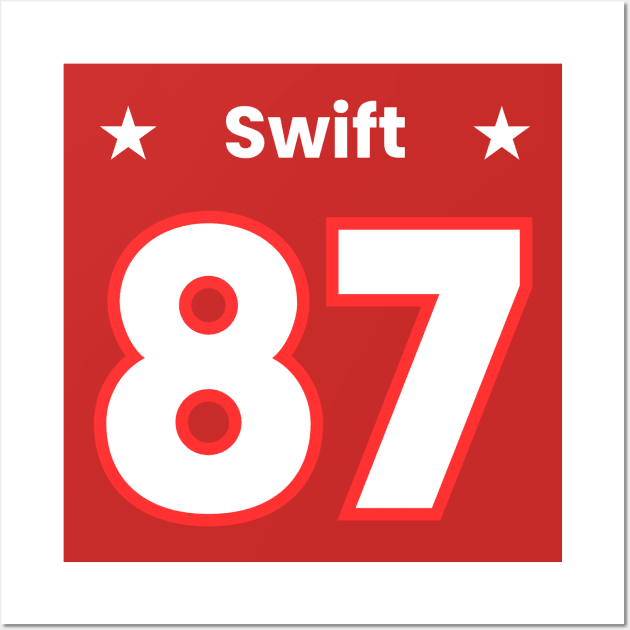 Kelce Swift 2024 Wall Art by ezral